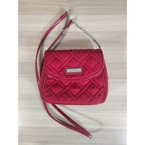 VERA BRADLEY CHAIN STRAP CROSSBODY Red‎  SMALL Bag Handbag